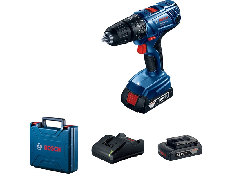 Akumulatorski udarni vrtalni vijačnik Bosch GSB 180-LI, 18V, 21-54Nm, 15-13mm, 1.7 kg, 06019F8307